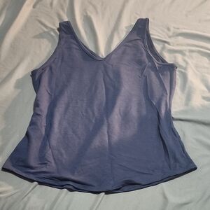 Navy Blue Women's Tank Top